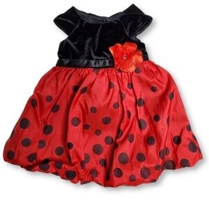 Rare Editions Cap Sleeve Bubble Dress 12 m